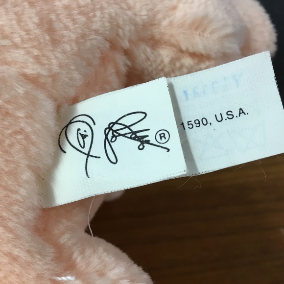 Mattel Cabbage Patch Kids Adopt N Luv Pets Peach Puppy Dog Plush - Picture 7 of 8